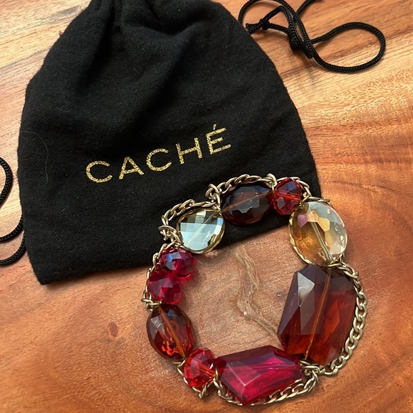 CACHE RED GEMSTONE BEADED BRACELET - Picture 8 of 8